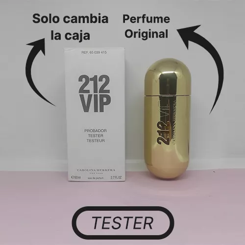 TESTER CAROLINA HERRERA 212 VIP FEM EDP 80ML