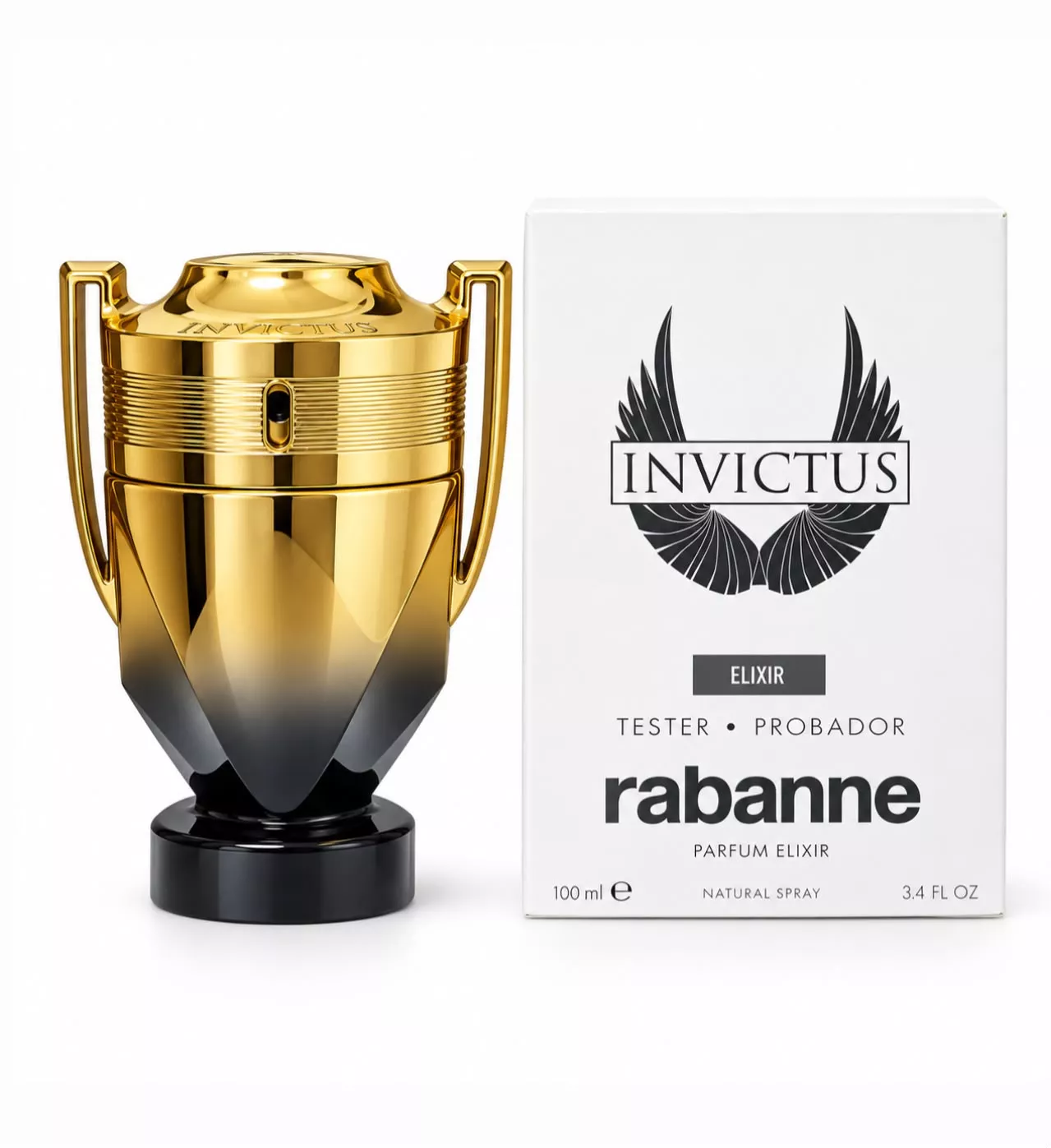 TESTER PACO RABANNE INVICTUS ELIXIR PARFUM 100ML