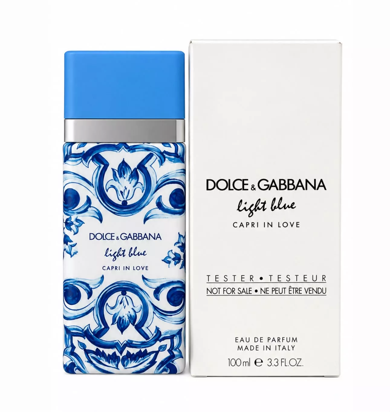 TESTER DOLCE GABBANA LIGHT BLUE CAPRI IN LOVE FEM EDP 100ML TESTER DOLCE GABBANA LIGHT BLUE CAPRI IN LOVE FEM EDP 100ML