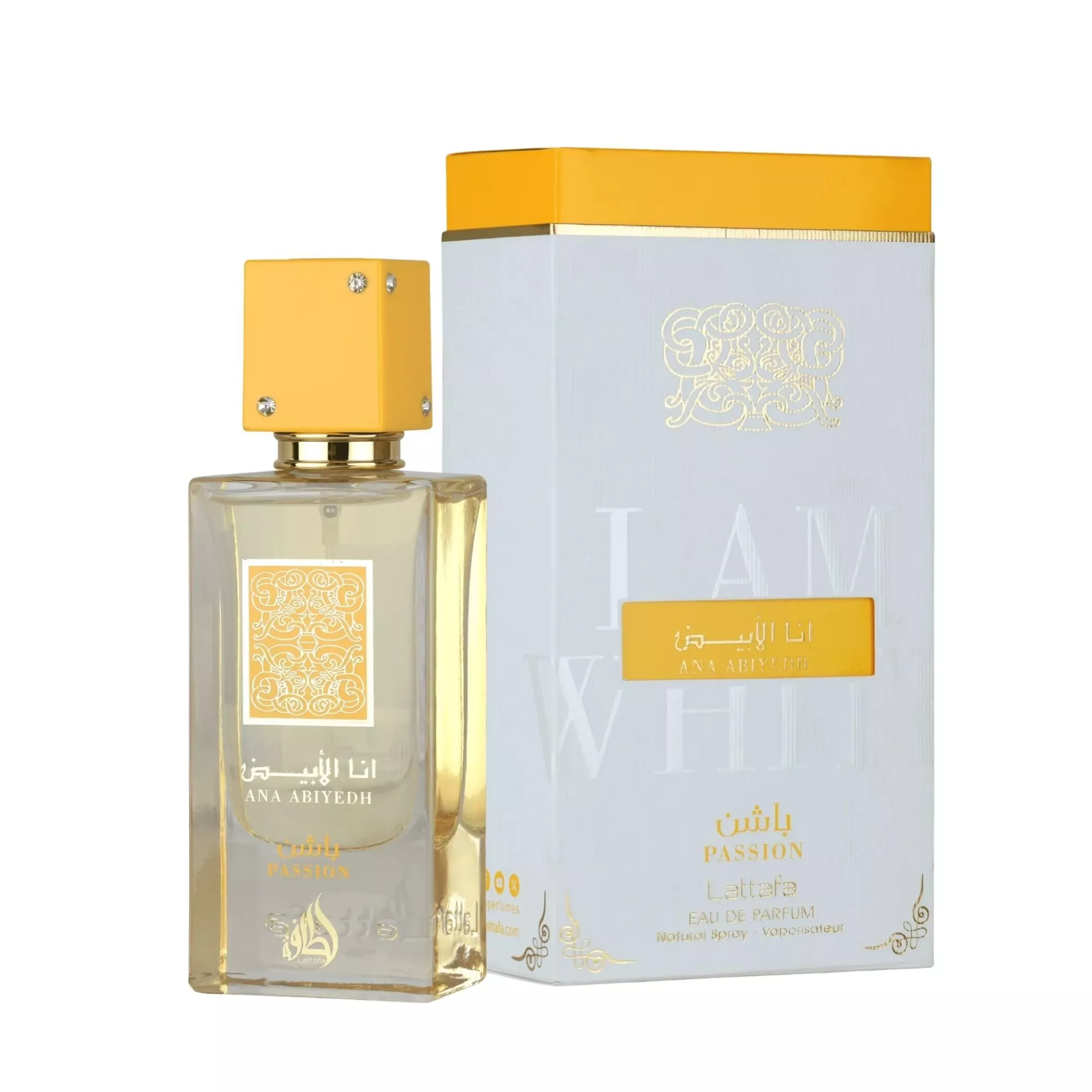 LATTAFA ANA ABIYEDH PASSION EDP 60ML (AMARILLO) LATTAFA ANA ABIYEDH PASSION EDP 60ML (AMARILLO)