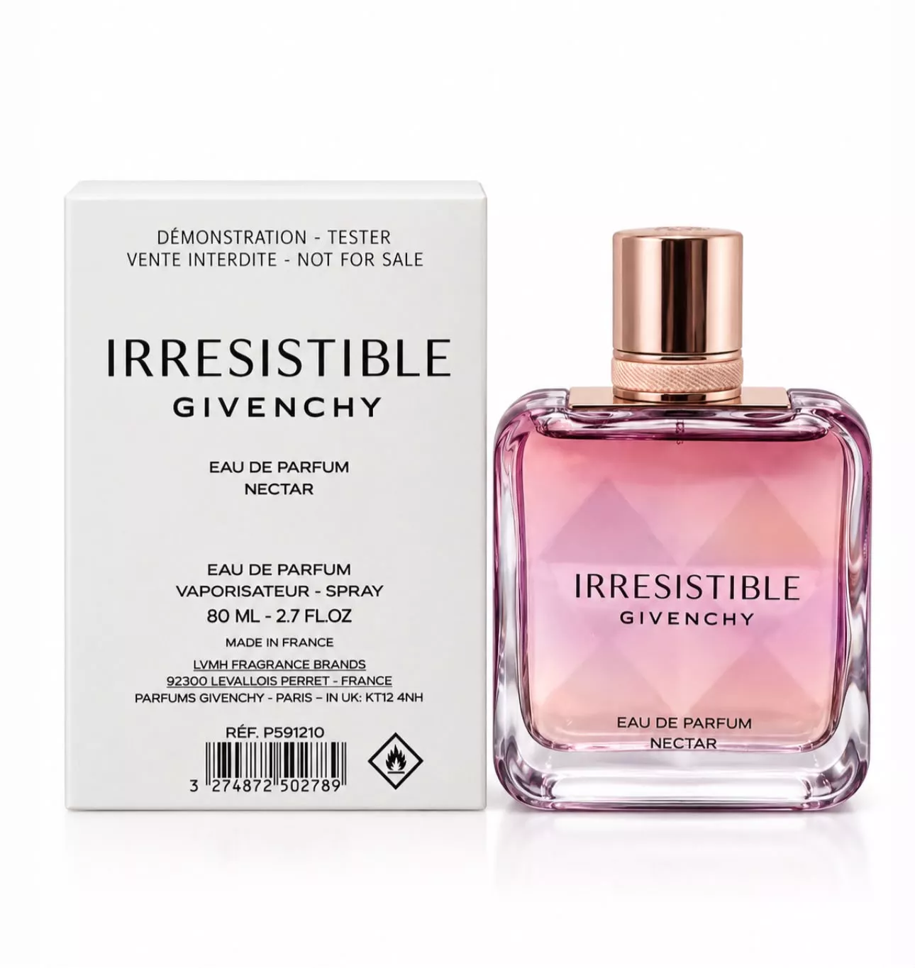 TESTER GIVENCHY IRRESISTIBLE NECTAR EDP 80ML