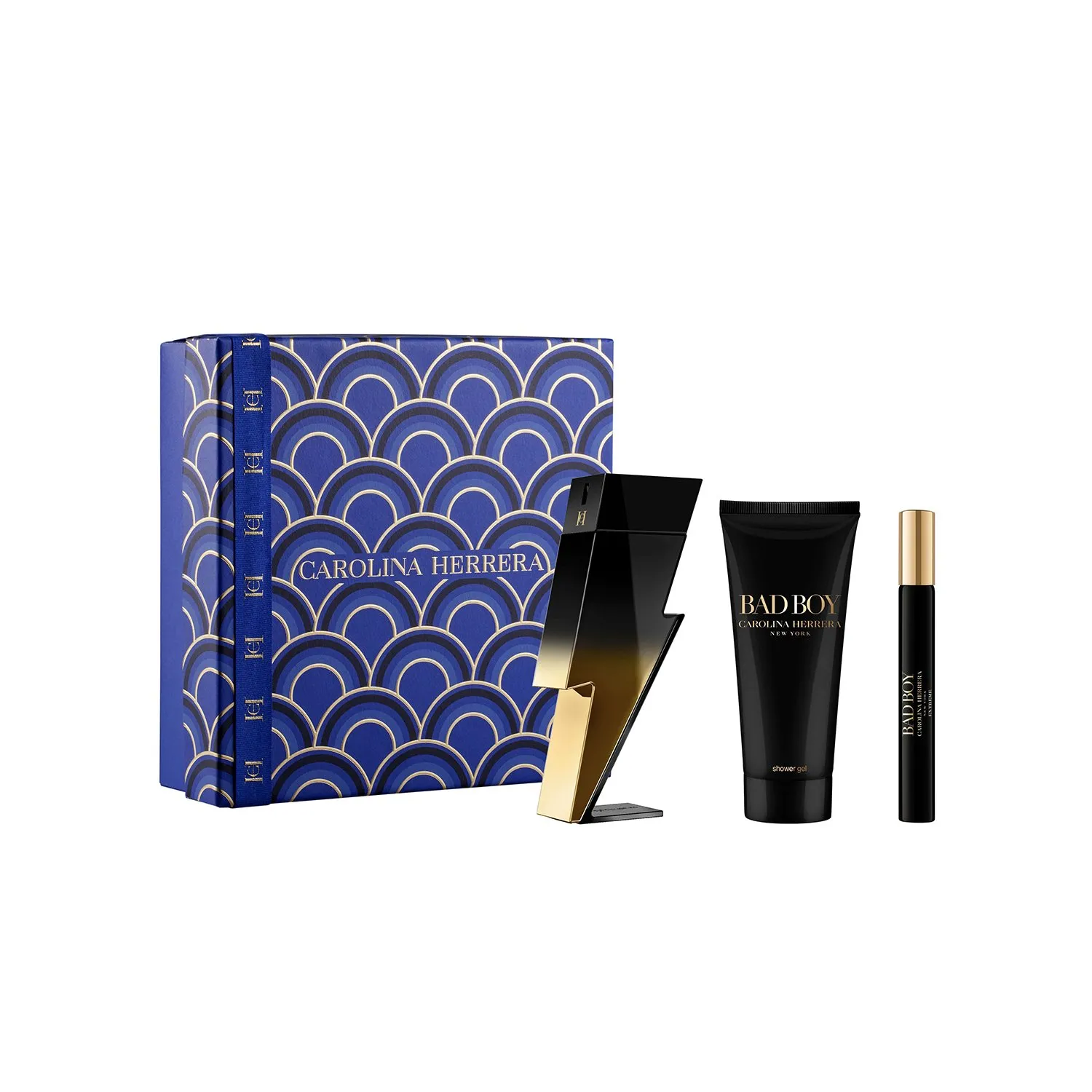 KIT CAROLINA HERRERA BAD BOY EXTREME EDP 100 ML 3PZS